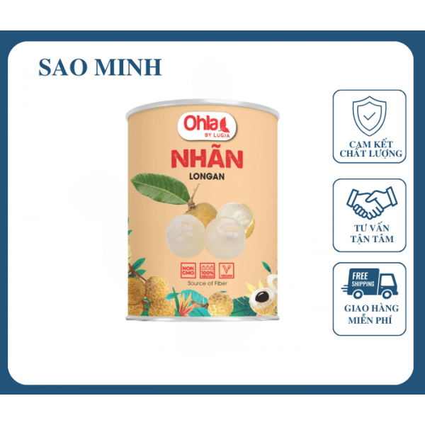 Nhãn Ngâm Ohla 950Gr